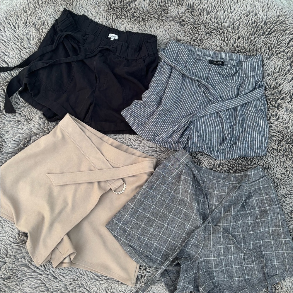 Dynamite Women's Shorts - Black, Gray, Tan